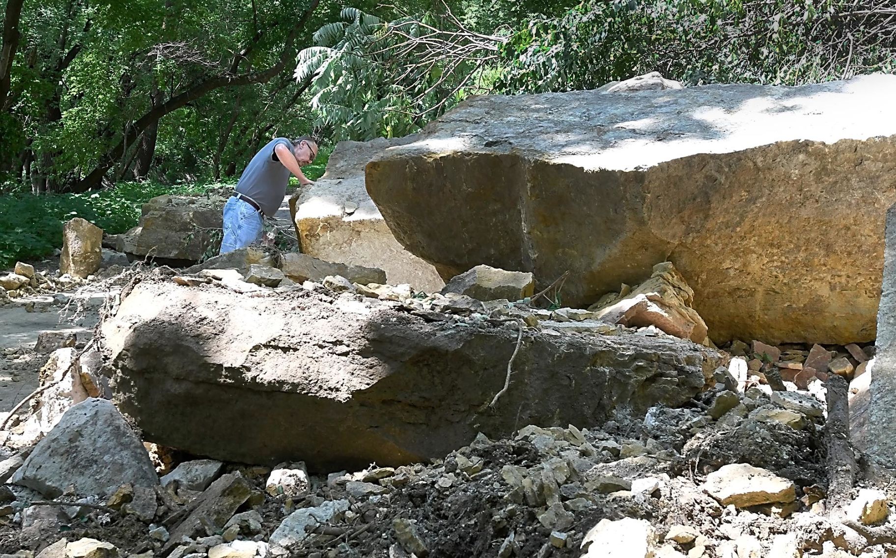 Judsom Bottom Road landslides 3